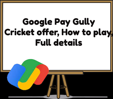 Gpay Gully Cricket Offer