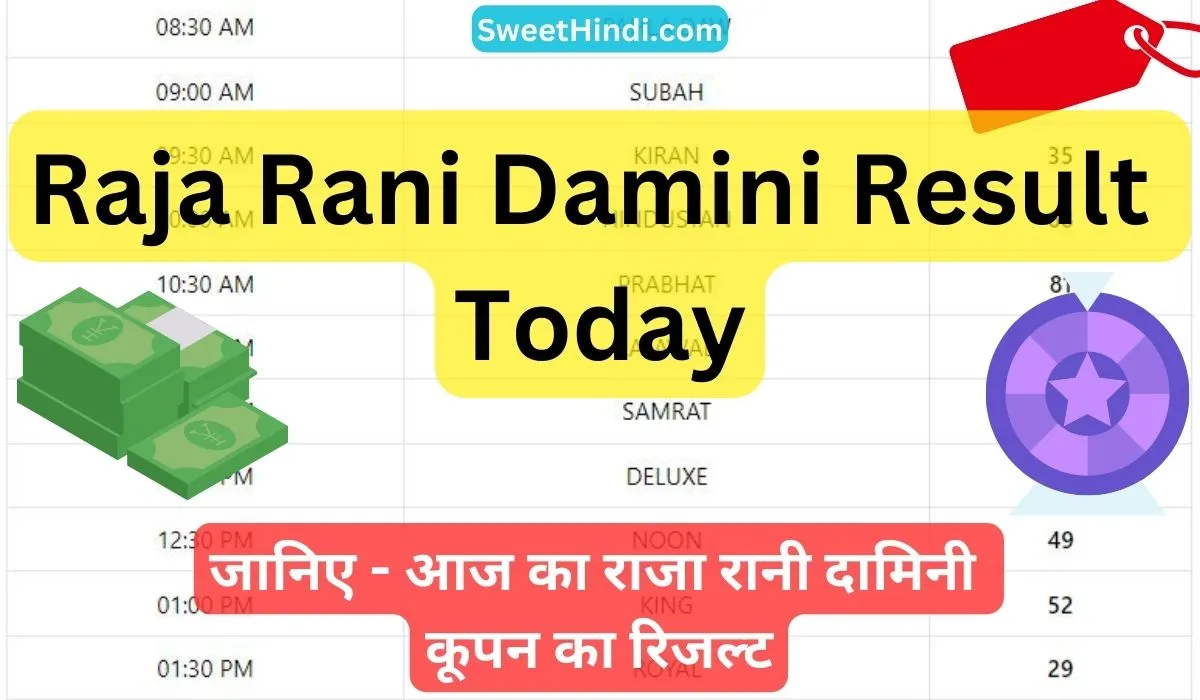 Raja Rani Damini Result Today